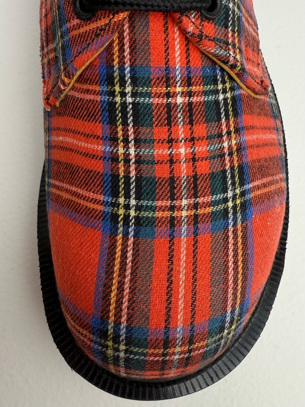 Dr. Martens NaNa Plaid Vintage Canvas Gibson Made in England Oxfords UK 5 - Picture 8 of 16